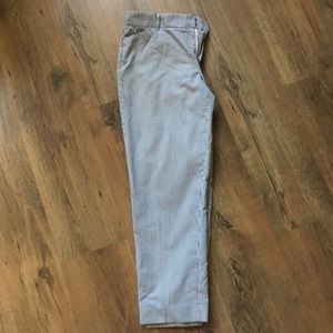 Gap Pinstriped Cropped Pants